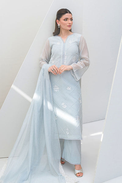 Fatima Khan | Serene Eid Luxe Pret | Azure Frost -  Fatima Khan Ladies Clothes - Original Designer Dress - House of Maryam