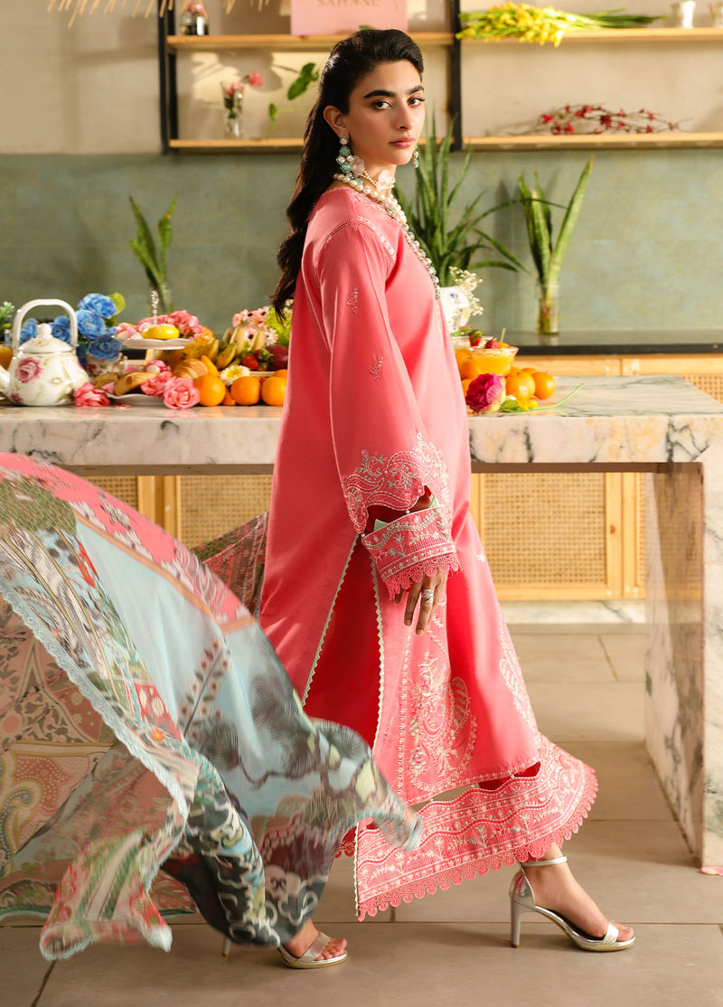 Sahane | In Laws in Lawn Eid Edit | CT-21006 Rosetta -  Sahane Ladies Clothes - Original Designer Dress - House of Maryam