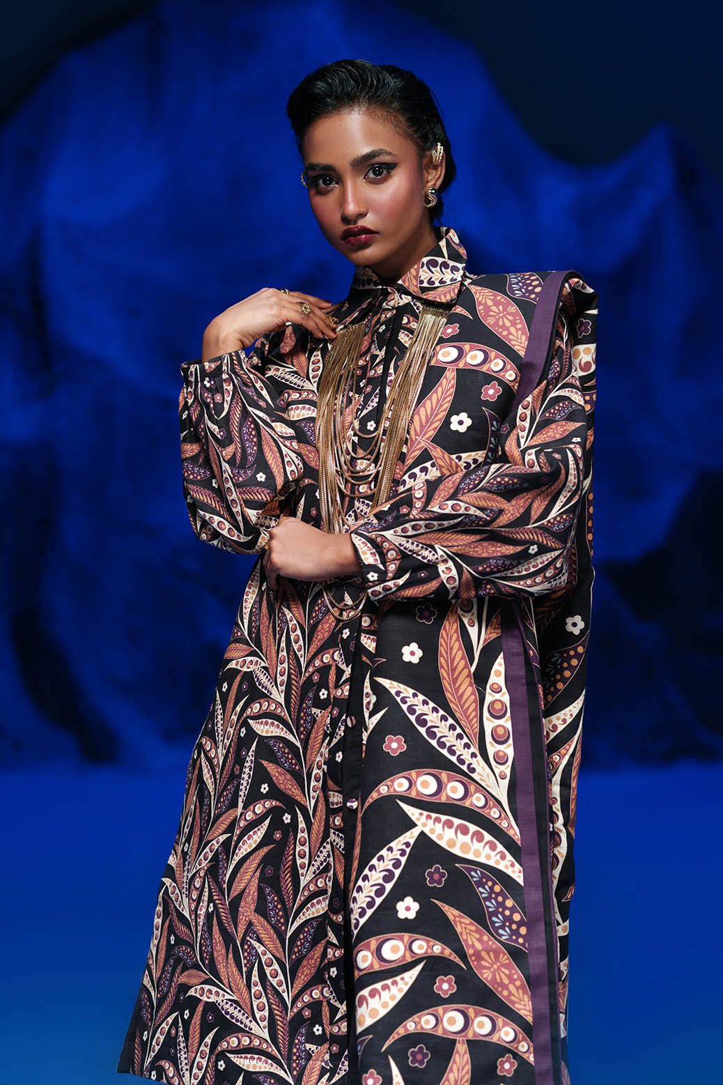 Bonanza Satrangi | Bristol Black 3 Pc (2W24P3P281) -  Bonanza Satrangi Unstitched - Original Designer Dress - House of Maryam