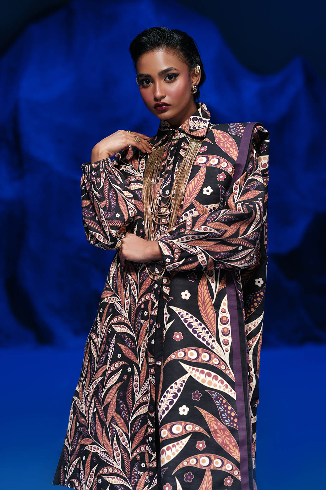 Bonanza Satrangi | Bristol Black 3 Pc (2W24P3P281) -  Bonanza Satrangi Unstitched - Original Designer Dress - House of Maryam