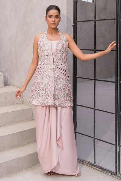 Fatima Khan | Elahe Wedding Formals | Seashell Pearl -  Fatima Khan Ladies Clothes - Original Designer Dress - House of Maryam