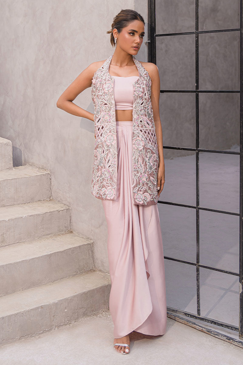 Fatima Khan | Elahe Wedding Formals | Seashell Pearl -  Fatima Khan Ladies Clothes - Original Designer Dress - House of Maryam