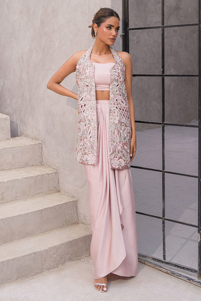 Fatima Khan | Elahe Wedding Formals | Seashell Pearl -  Fatima Khan Ladies Clothes - Original Designer Dress - House of Maryam