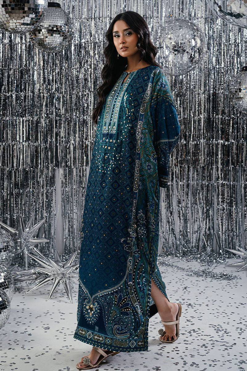Fatima Khan | Disco Revival Festive Silk | Chundri Kaftan, image 5