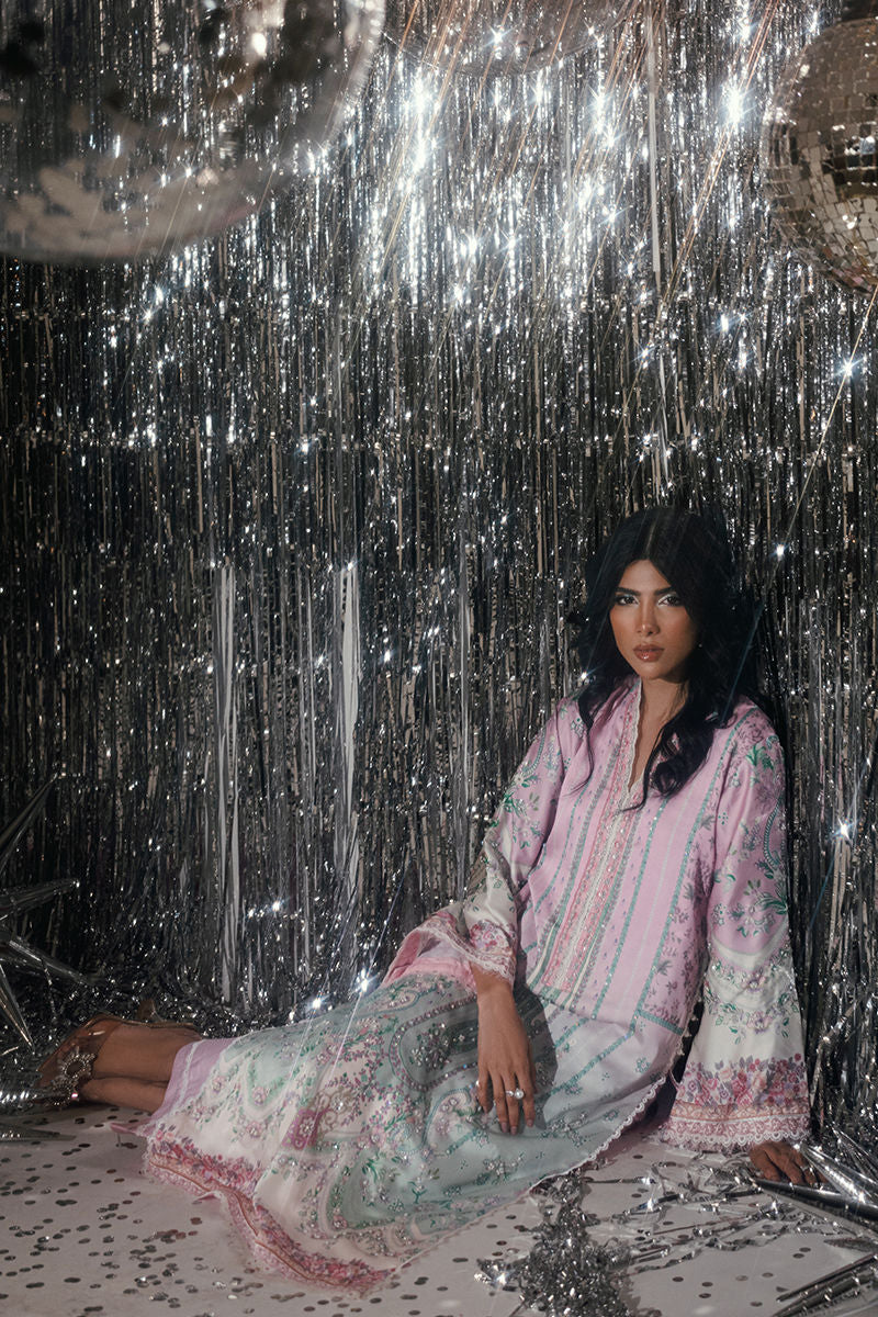 Fatima Khan | Disco Revival Festive Silk | Whisper Rose-6