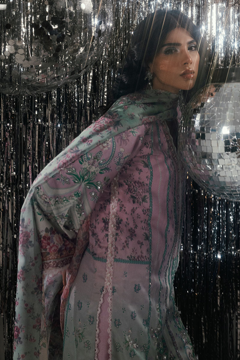 Fatima Khan | Disco Revival Festive Silk | Whisper Rose-4