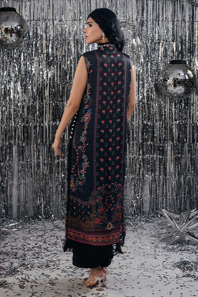 Fatima Khan | Disco Revival Festive Silk | Black Skye