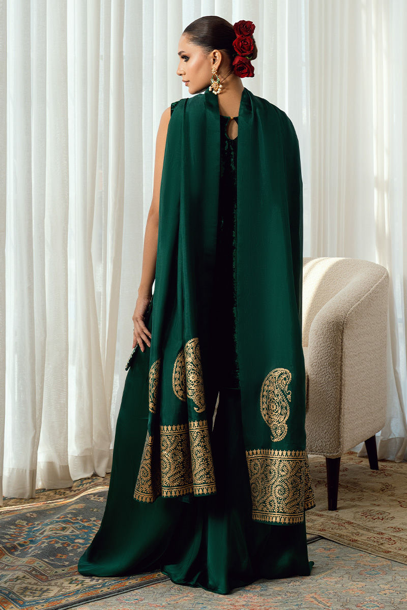 Fatima Khan | Warm Whisper Velvet 25 | Emerald Dusk, image 2