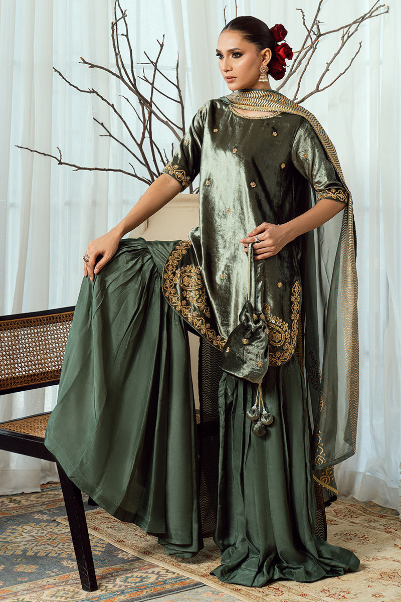 Fatima Khan | Warm Whisper Velvet 25 | Olive Dynasty, image 6