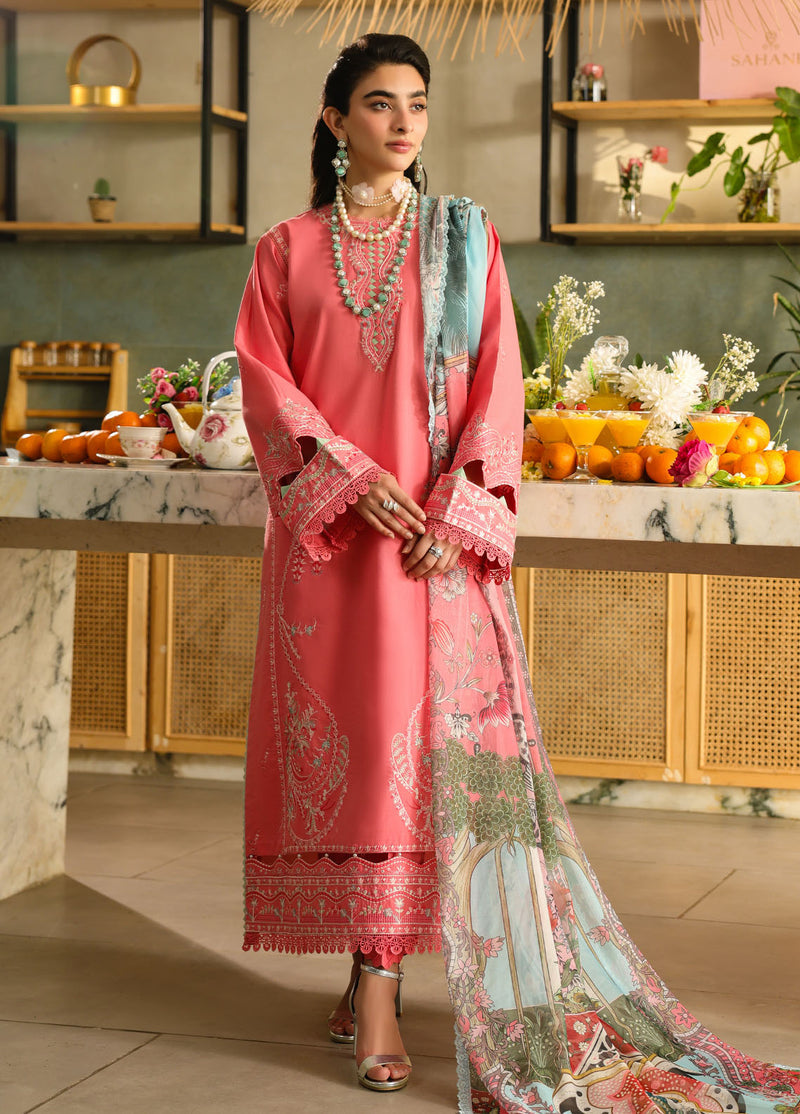 Sahane | In Laws in Lawn Eid Edit | CT-21006 Rosetta -  Sahane Ladies Clothes - Original Designer Dress - House of Maryam
