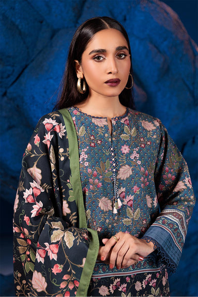 Bonanza Satrangi | Floral Bloom 3 Pc (2W24P3P336) -  Bonanza Satrangi Unstitched - Original Designer Dress - House of Maryam
