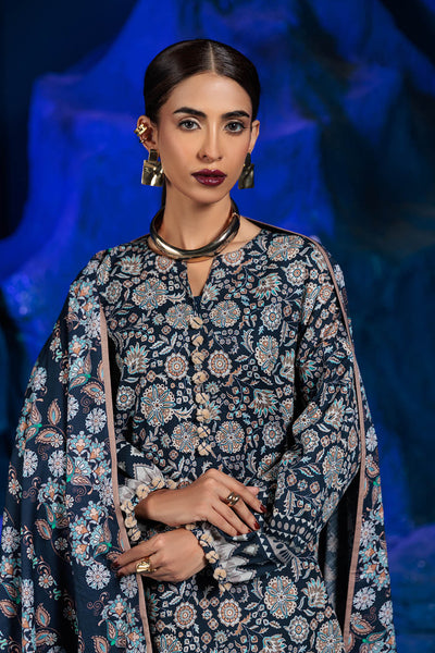 Bonanza Satrangi | Floral Bloom 3 Pc (2W24P3P349) -  Bonanza Satrangi Unstitched - Original Designer Dress - House of Maryam