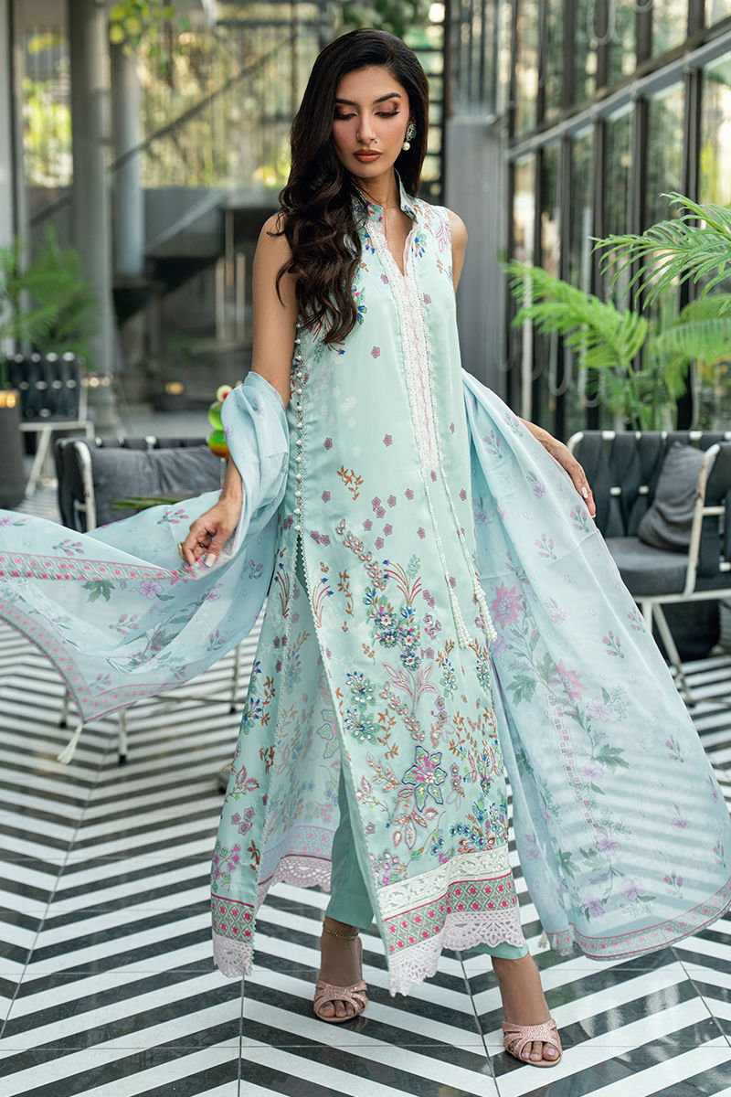 Fatima Khan | La Fleur Eid Edit | Mint Whisper, image 3