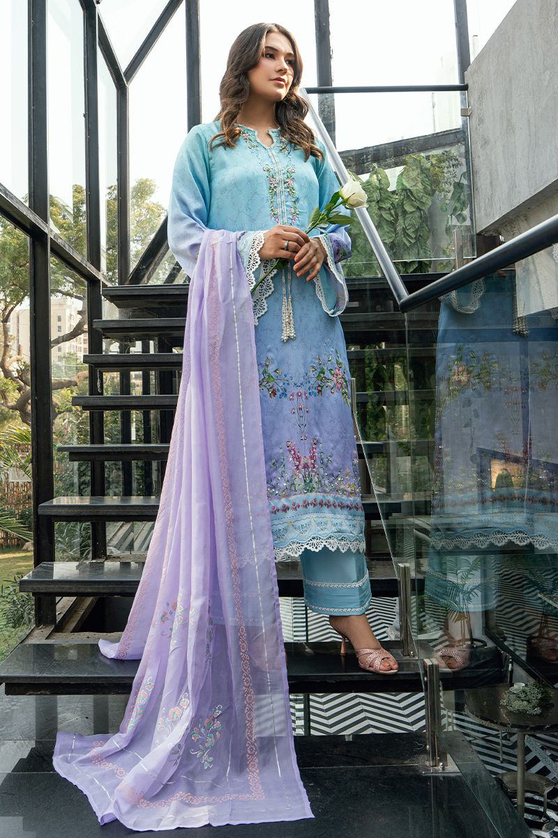 Fatima Khan| La Fleur Eid Edit | Blue Meadow-2