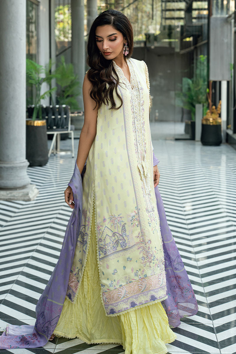 Fatima Khan| La Fleur Eid Edit | Yellow Muse-5