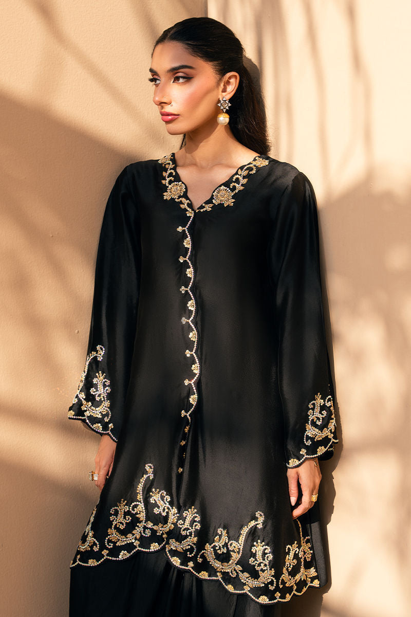 Fatima Khan | Flore Eid Luxe 26 | Noir Petale-3