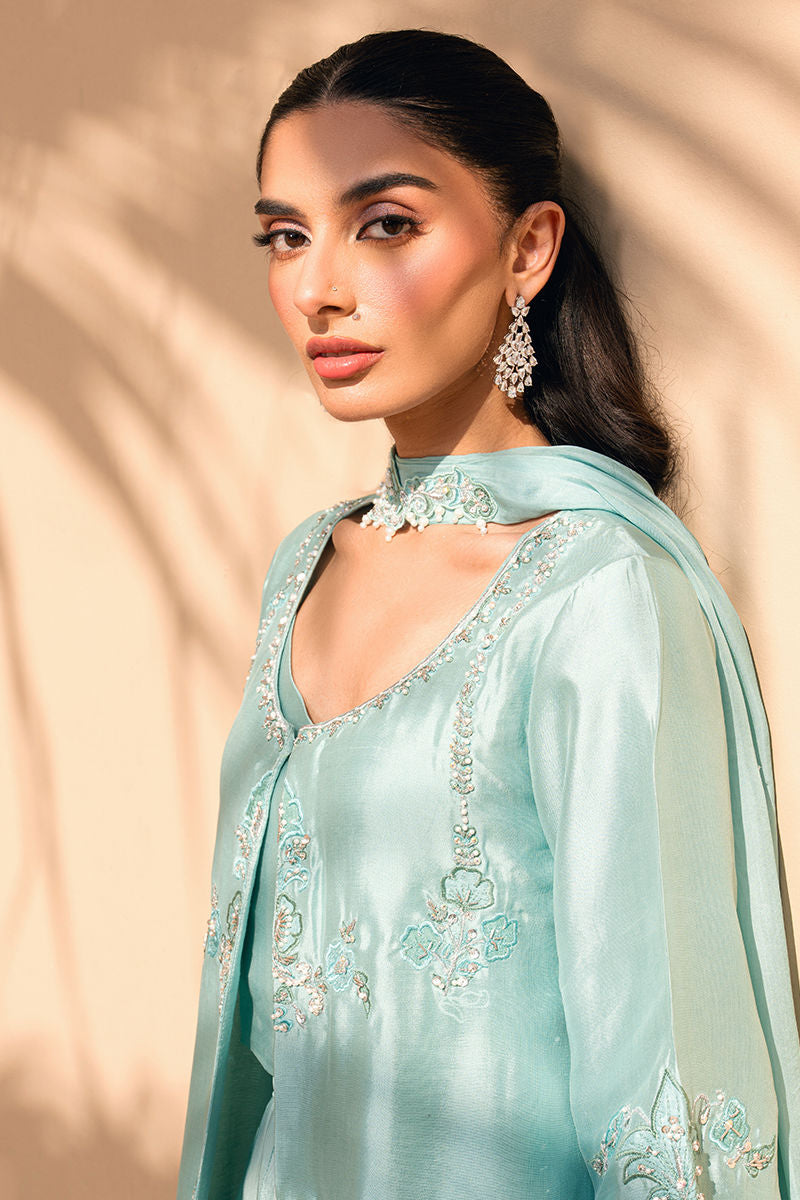 Fatima Khan | Flore Eid Luxe 26 | Aqua Fern-4