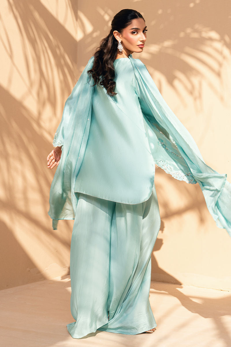 Fatima Khan | Flore Eid Luxe 26 | Aqua Fern, image 2