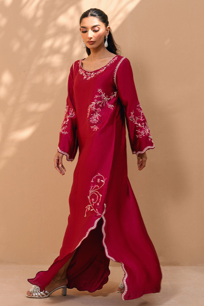 Fatima Khan | Flore Eid Luxe 26 | Crimson Blossom, image 2