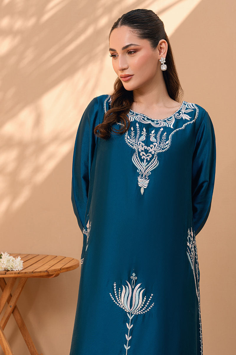 Fatima Khan | Flore Eid Luxe 26 | Deep Teal Bloom-4