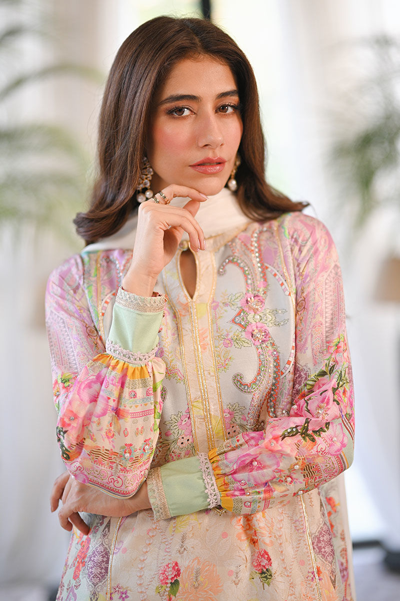 Ansab Jahangir | Digital Silk | Aliya Shirt and Dupatta, image 4