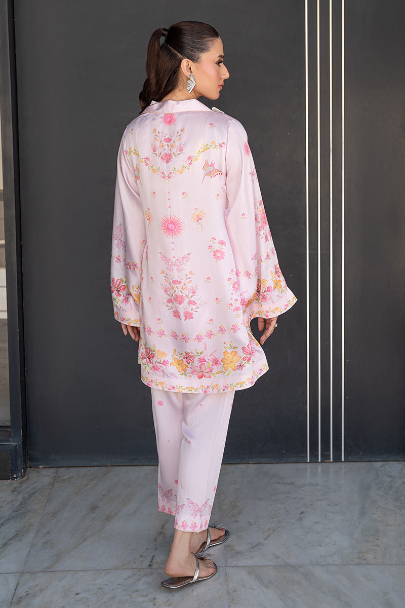 Fatima Khan | Layan Printed Eid Edit | Rosette Bloom - Coord Set-2