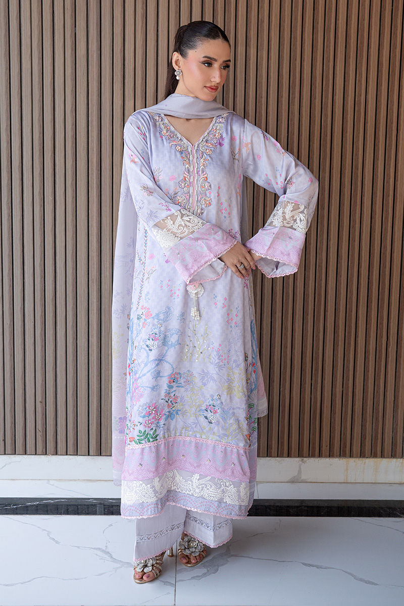 Fatima Khan | Layan Printed Eid Edit | Lily Meadow, image 2
