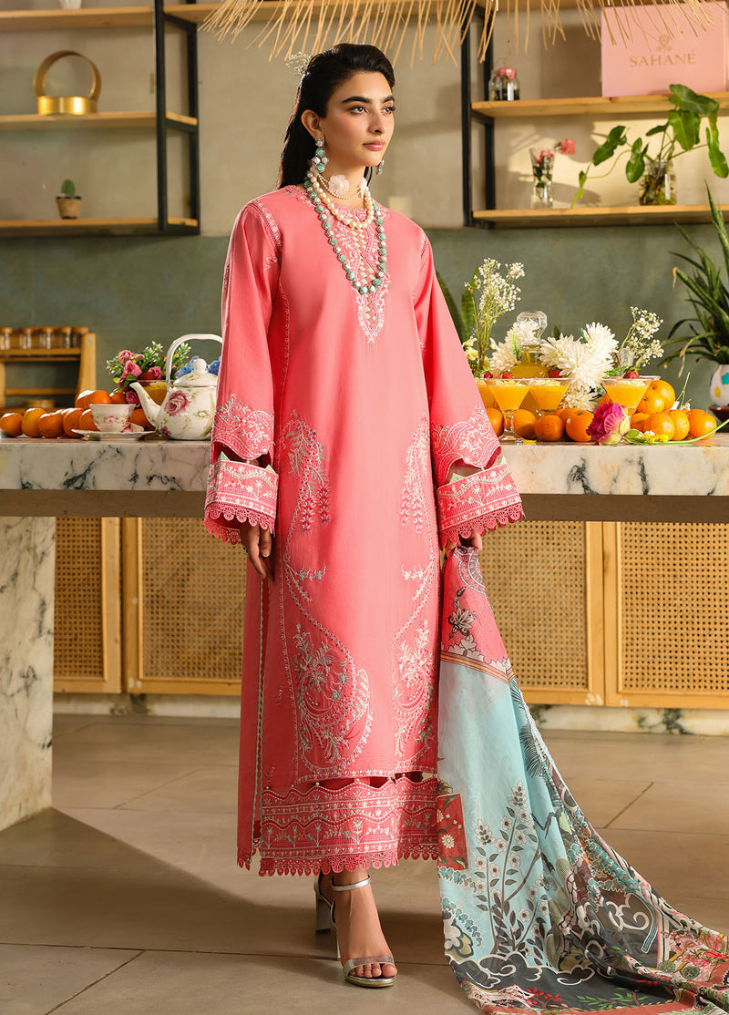 Sahane | In Laws in Lawn Eid Edit | CT-21006 Rosetta -  Sahane Ladies Clothes - Original Designer Dress - House of Maryam