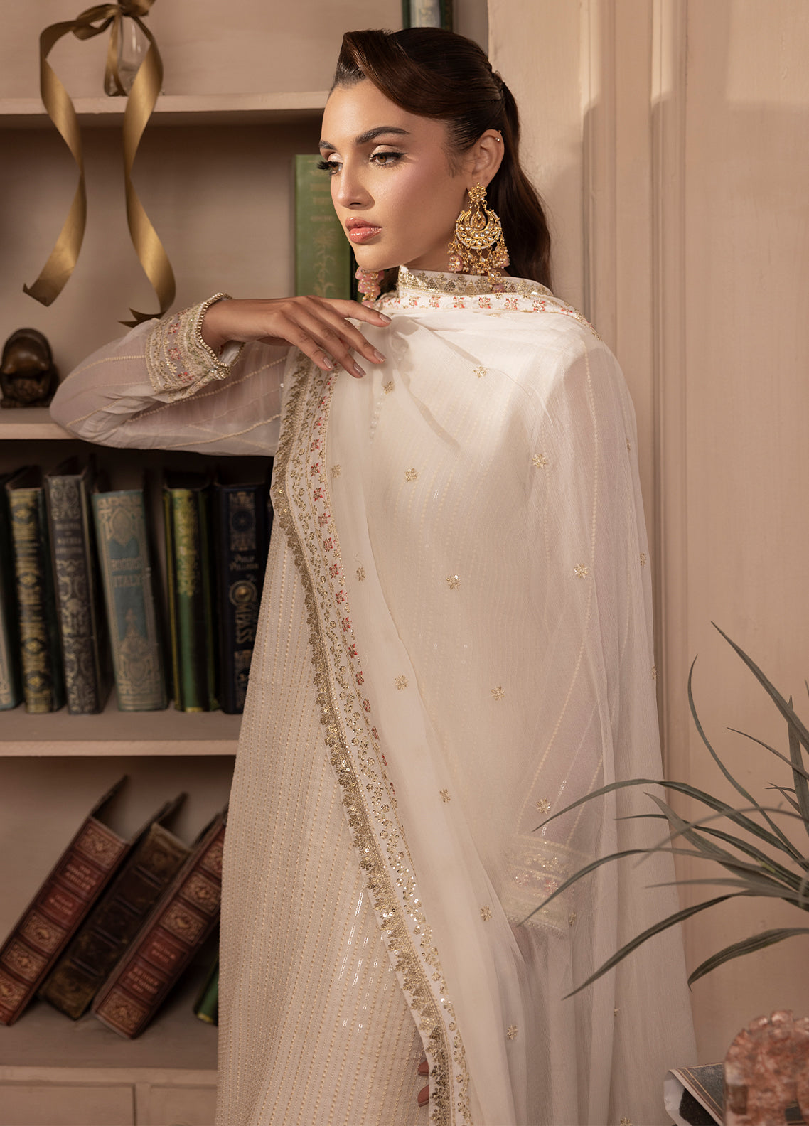 Sahane | Elyssa Festive Chiffon | CT-19005 Perle - ELYSSA -  Sahane Ladies Clothes - Original Designer Dress - House of Maryam