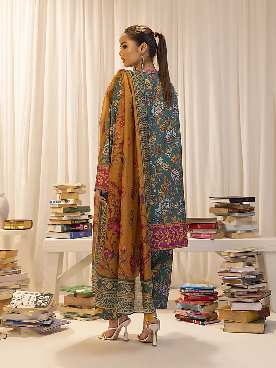Salitex | Sibel Printed Lawn Silk | ST-03 -  Salitex Ladies Clothes - Original Designer Dress - House of Maryam