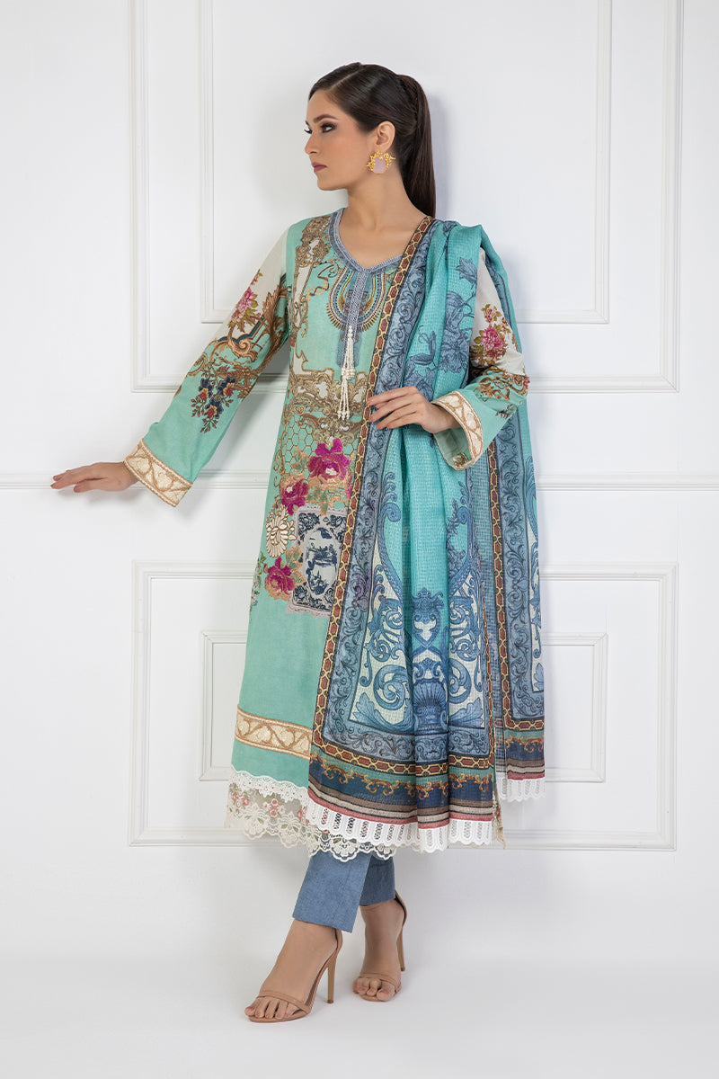 Shamaeel Ansari | Bagh e Bahar Lawn | Gulnaar Ferozi-10
