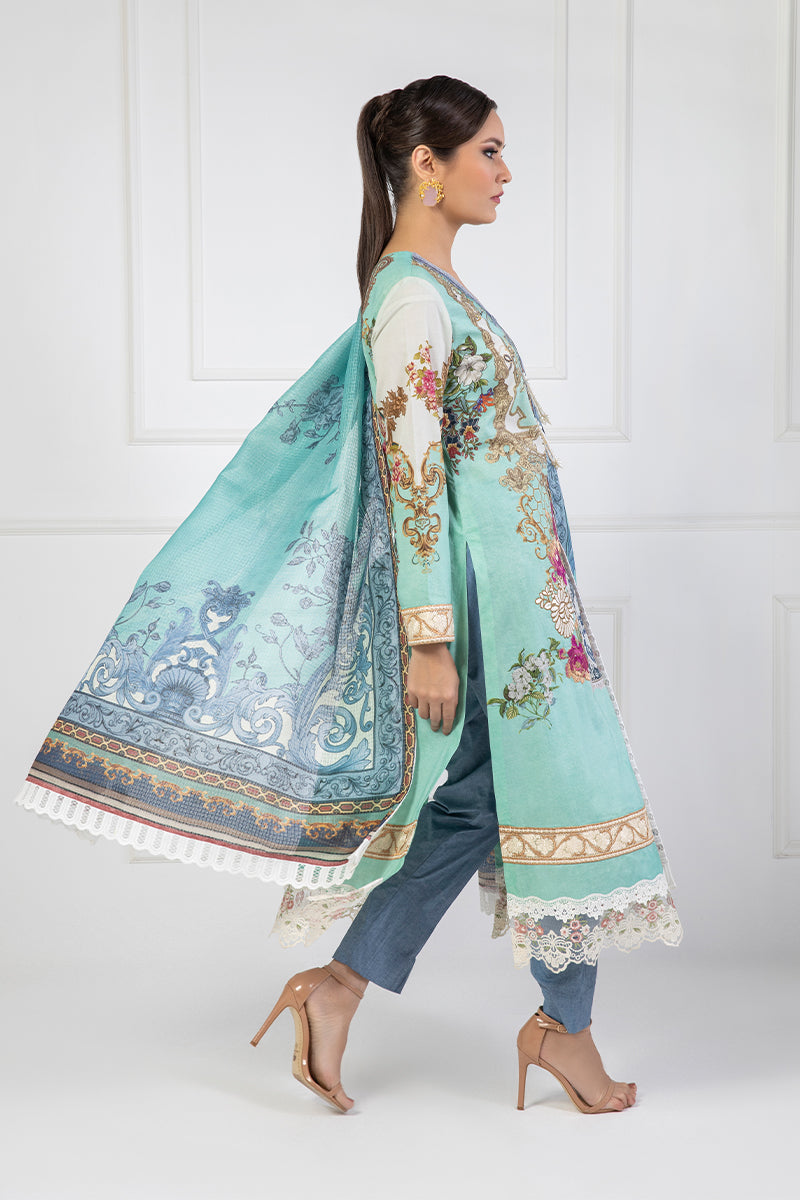 Shamaeel Ansari | Bagh e Bahar Lawn | Gulnaar Ferozi-6