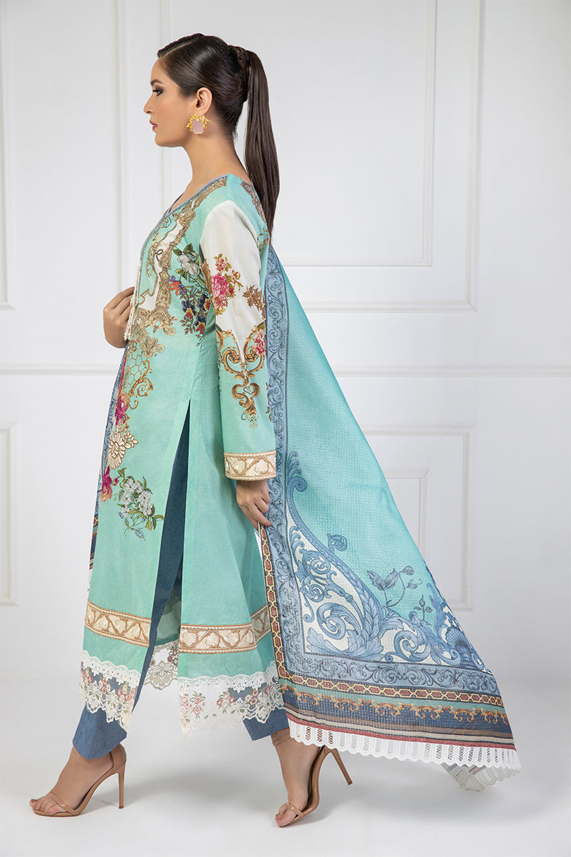 Shamaeel Ansari | Bagh e Bahar Lawn | Gulnaar Ferozi-8