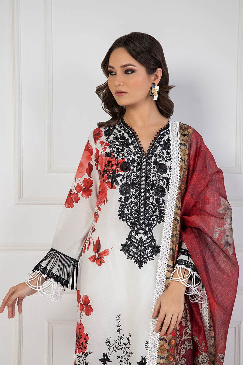 Shamaeel Ansari | Bagh e Bahar Lawn | Surkh Bahar-12