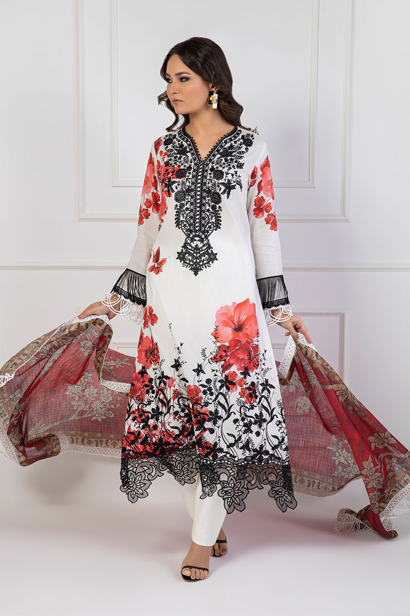 Shamaeel Ansari | Bagh e Bahar Lawn | Surkh Bahar-6