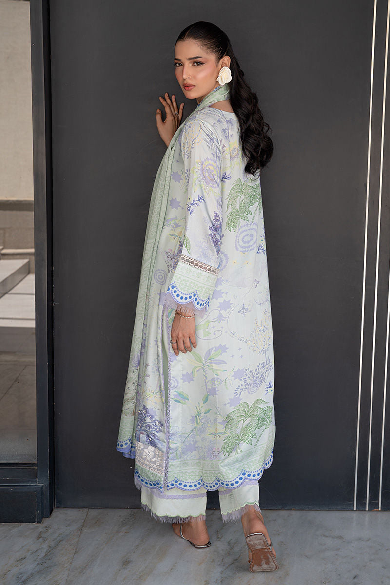 Fatima Khan | Layan Printed Eid Edit | Mint Riverie, image 2