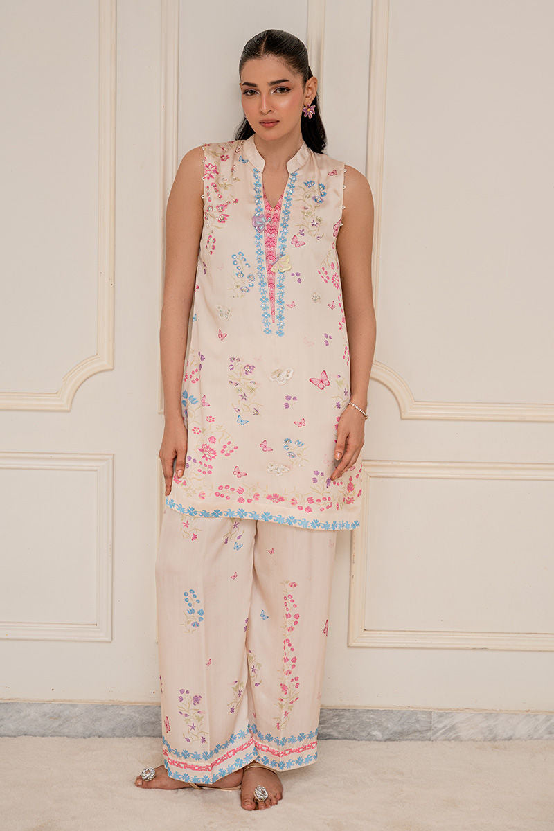 Fatima Khan | Layan Printed Eid Edit | Aveline - Coord Set-1