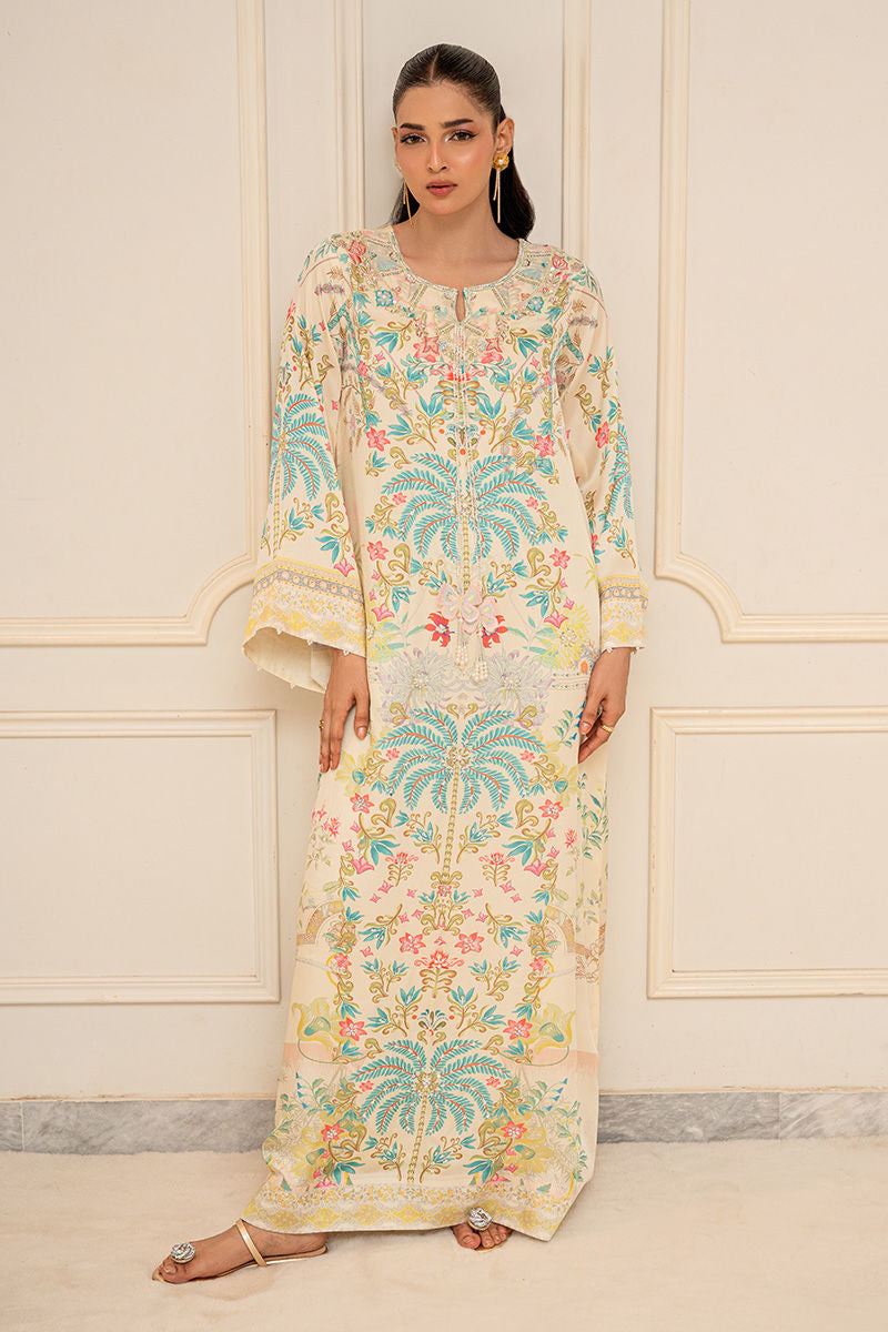 Fatima Khan | Layan Printed Eid Edit | Fiora-1