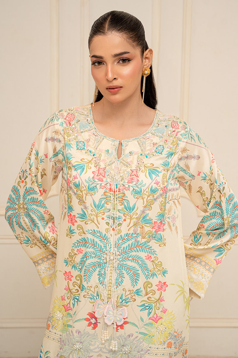 Fatima Khan | Layan Printed Eid Edit | Fiora-5