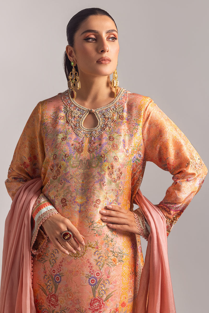 Ansab Jahangir | Digital Silk | Elora Shirt and Dupatta, image 3