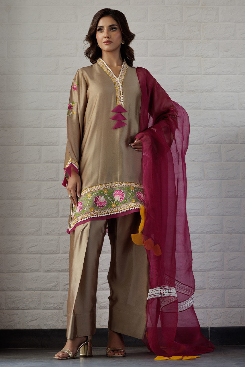 Deepak Perwani | Summer Festive 25 | Sophia -  Deepak Perwani Ladies Clothes - Original Designer Dress - House of Maryam