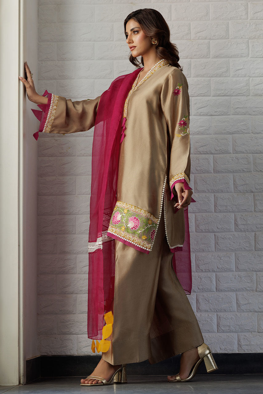 Deepak Perwani | Summer Festive 25 | Sophia -  Deepak Perwani Ladies Clothes - Original Designer Dress - House of Maryam