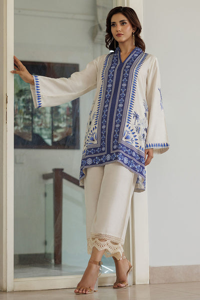 Deepak Perwani | Summer Festive 25 | Azure -  Deepak Perwani Ladies Clothes - Original Designer Dress - House of Maryam