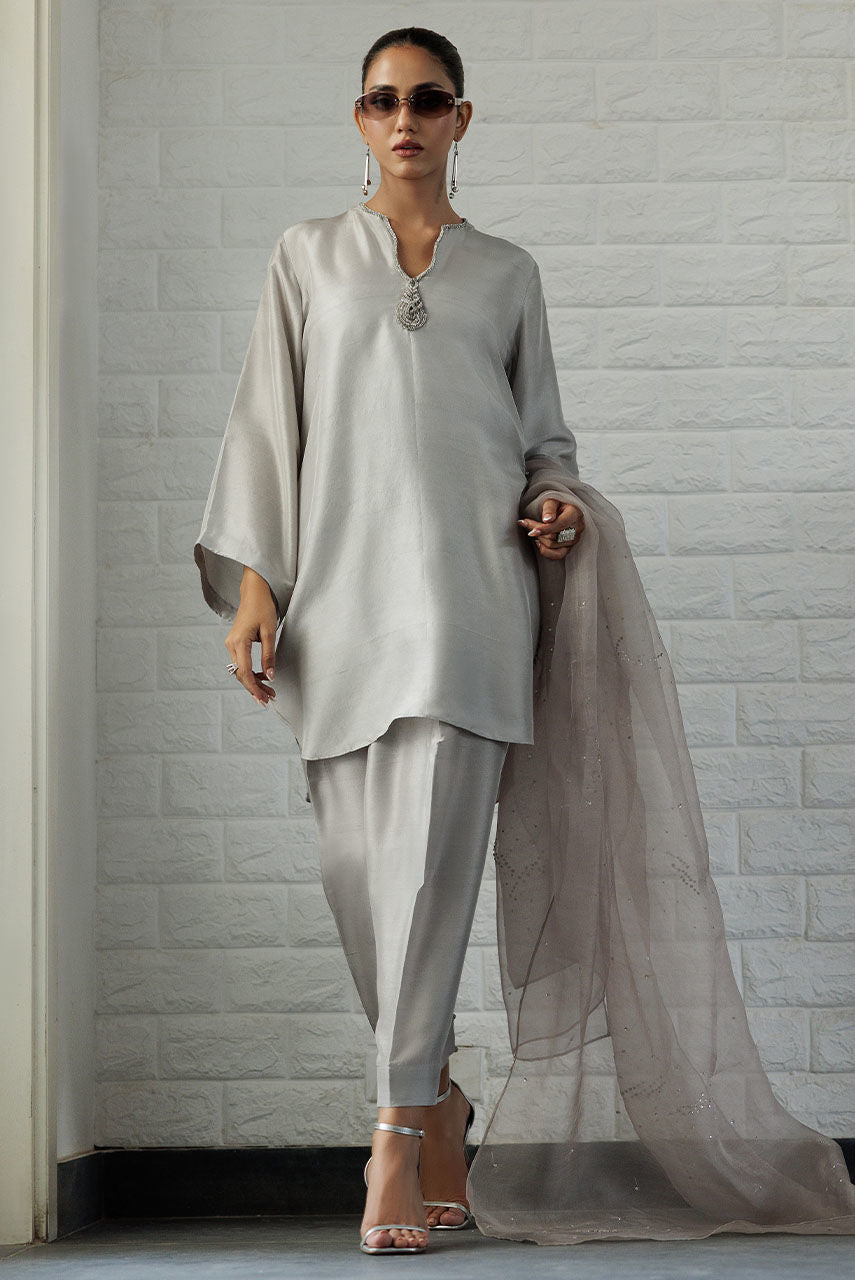 Deepak Perwani | Summer Festive 25 | Dove -  Deepak Perwani Ladies Clothes - Original Designer Dress - House of Maryam
