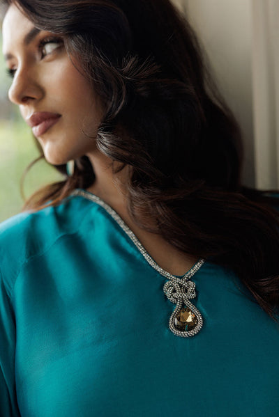 Deepak Perwani | Summer Festive 25 | Kut354 -  Deepak Perwani Ladies Clothes - Original Designer Dress - House of Maryam