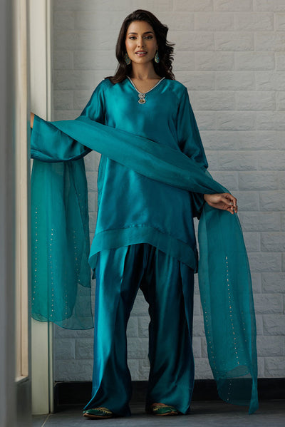 Deepak Perwani | Summer Festive 25 | Kut354 -  Deepak Perwani Ladies Clothes - Original Designer Dress - House of Maryam