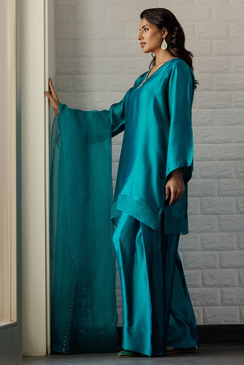 Deepak Perwani | Summer Festive 25 | Kut354 -  Deepak Perwani Ladies Clothes - Original Designer Dress - House of Maryam