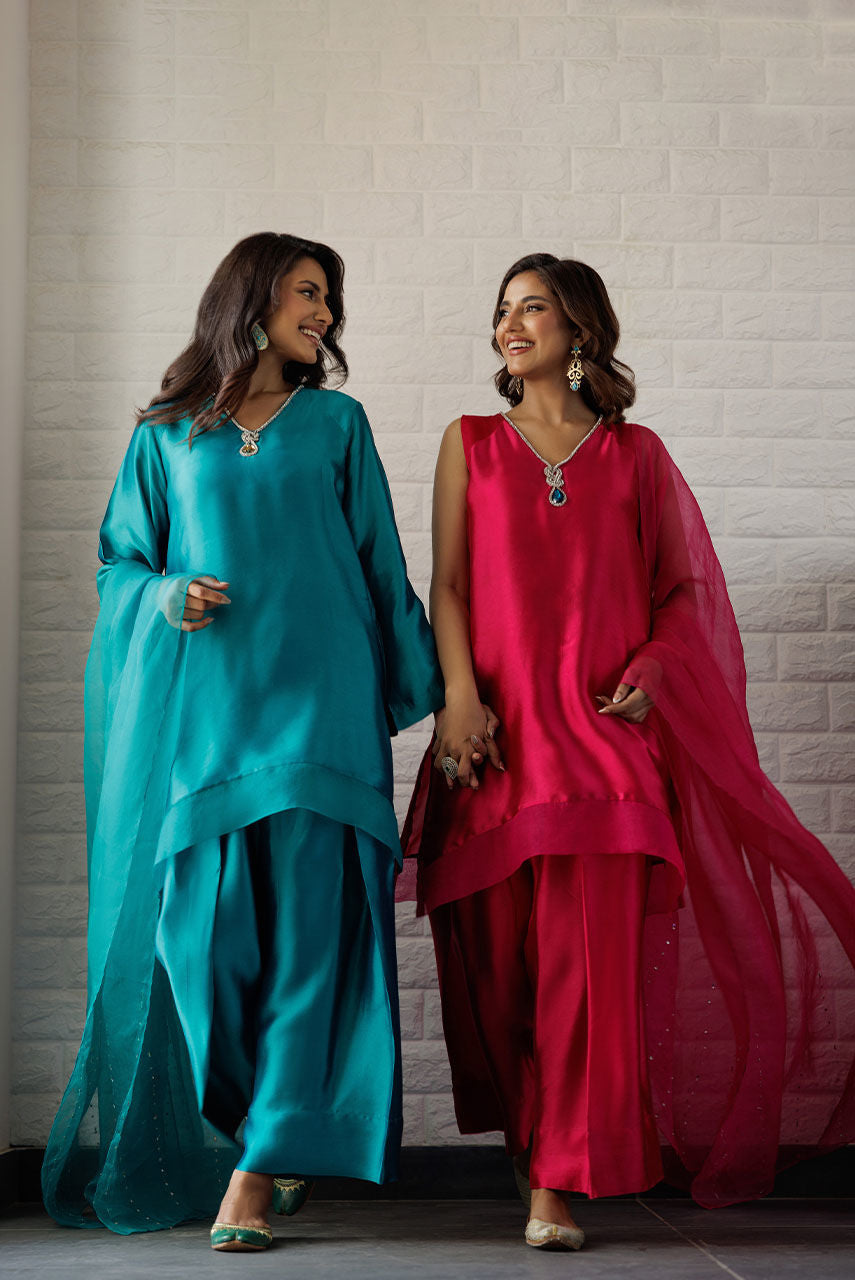 Deepak Perwani | Summer Festive 25 | Kut354 -  Deepak Perwani Ladies Clothes - Original Designer Dress - House of Maryam