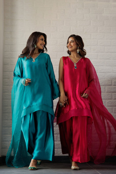 Deepak Perwani | Summer Festive 25 | Kut354 -  Deepak Perwani Ladies Clothes - Original Designer Dress - House of Maryam