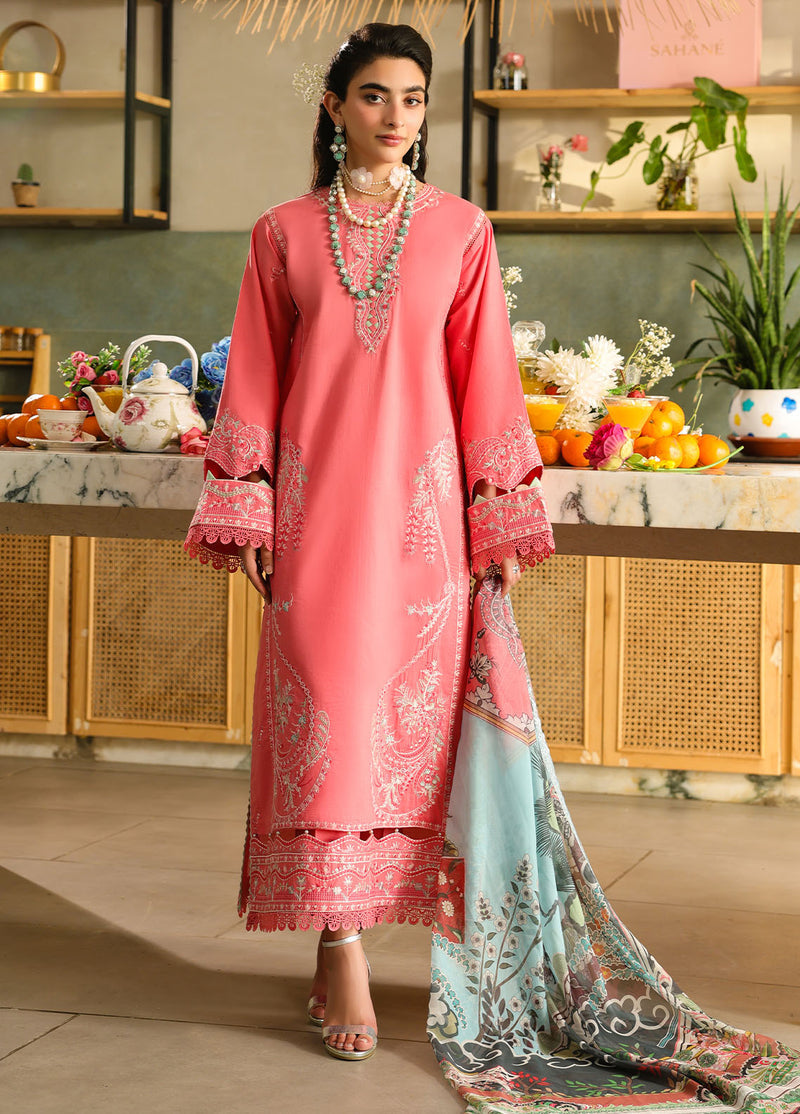 Sahane | In Laws in Lawn Eid Edit | CT-21006 Rosetta -  Sahane Ladies Clothes - Original Designer Dress - House of Maryam